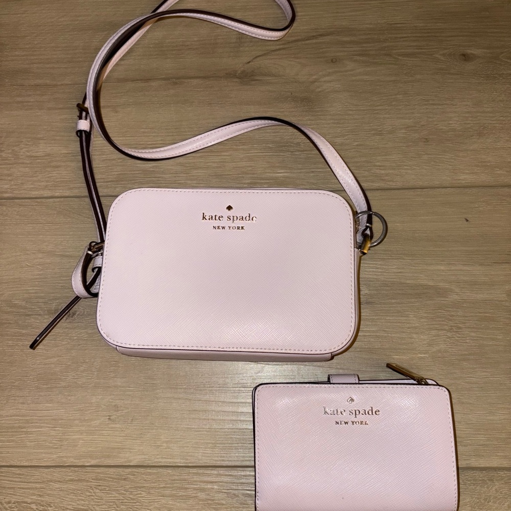 kate spade Light Pink Crossbody Bag and Wallet